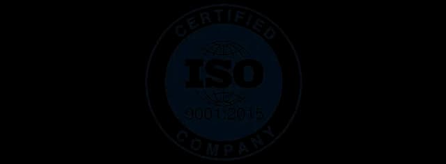 ISO 9001:2015 certification plaque
