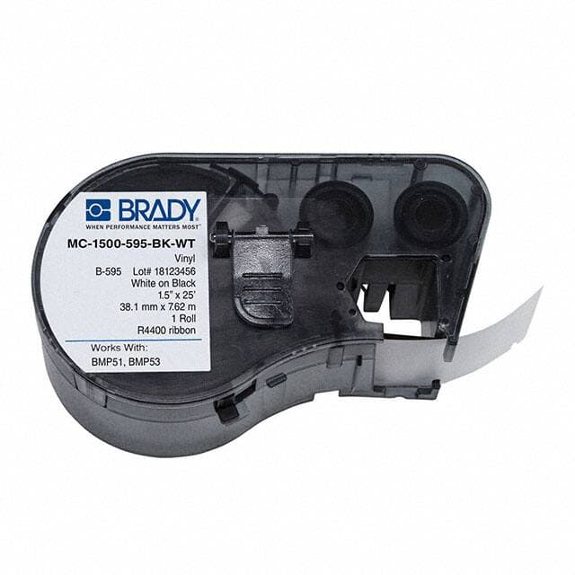 Brady Corporation MC-1500-595-BK-WT