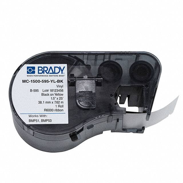 Brady Corporation MC-1500-595-YL-BK