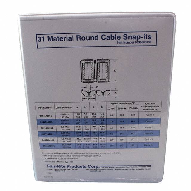 Fair-Rite Products Corp. 0199000030
