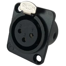 IO Audio Technologies IO-XLR3-F-BK-JL