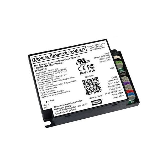 Thomas Research Products LED55WPG1-055-C1500-D2
