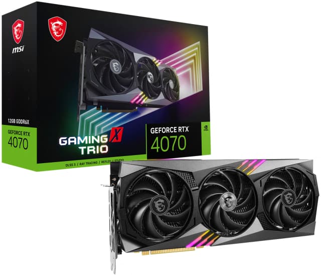NVIDIA RTX 4070 GAMING X TRIO 12G