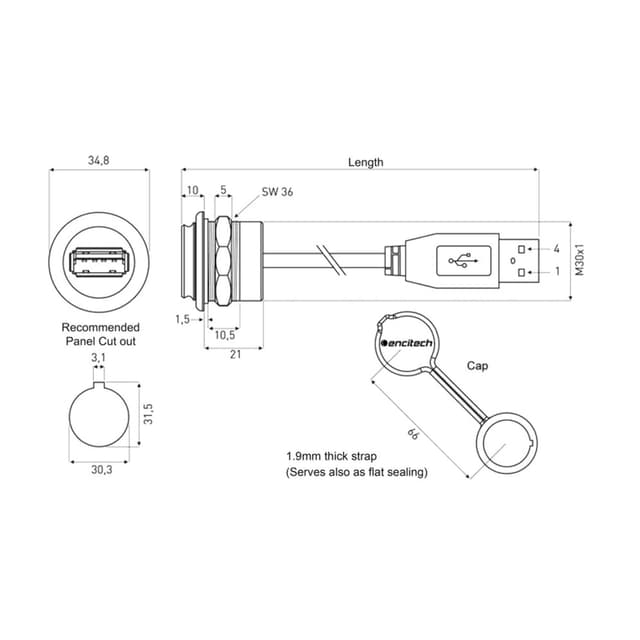 Encitech 1310-1024-03