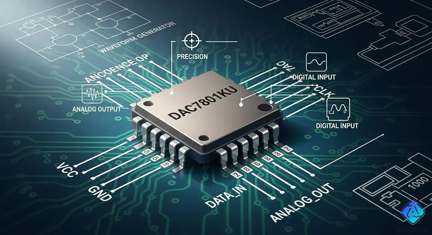 DAC7801KU Precision DAC: Features, Pinout, Datasheet, and Applications
