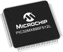 Microchip PIC32MX695F512L-80V/PT