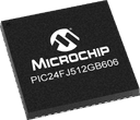 Microchip PIC24FJ512GB606-I/PT