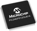 Microchip PIC24EP512GU814-E/PH