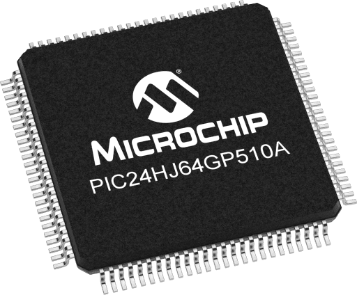 Microchip PIC24HJ64GP510A-I/PF