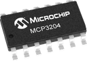 Microchip MCP3204-BI/P