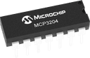 Microchip MCP3204-BI/P