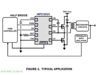 Renesas HIP2121FRTBZ-T