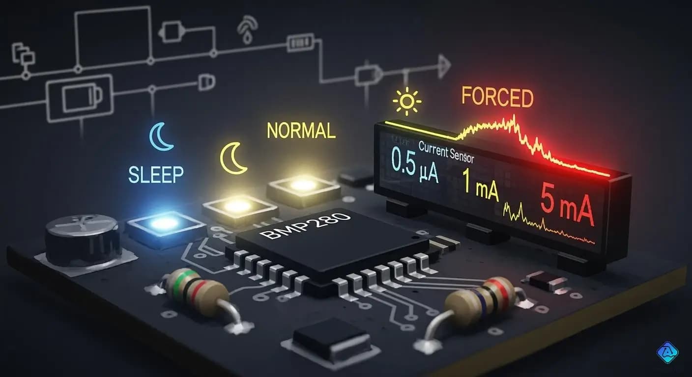 Exploring BMP280 Sensor Power Modes and Their Current Draw