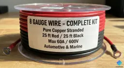 8 Gauge Wire Explained: Size, Ampacity, and Uses