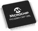 Microchip PIC32MX130F128L-I/PT