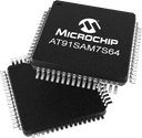 Microchip AT91SAM7S64C-AU