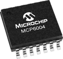 Microchip MCP6004-E/SLVAO