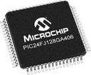 Microchip PIC24FJ128GA406-I/PT