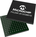 Microchip PIC24FJ512GB610-I/BG